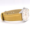 1968 Omega Genève Automatic with Satin Silver Sunburst dial in Steel Model 165.041 box & Papers