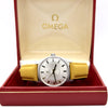 1968 Omega Genève Automatic with Satin Silver Sunburst dial in Steel Model 165.041 box & Papers