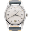 1954 Omega Seamaster bumper Automatic first Date Wristwatch Model 2757 Off-White Dial in Steel