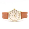 1958 Omega Seamaster Automatic Date Wristwatch Model 2849 with Original Off-White Dial Gold on steel case