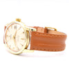 1958 Omega Seamaster Automatic Date Wristwatch Model 2849 with Original Off-White Dial Gold on steel case