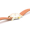 1958 Omega Seamaster Automatic Date Wristwatch Model 2849 with Original Off-White Dial Gold on steel case