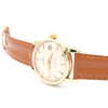 1958 Omega Seamaster Automatic Date Wristwatch Model 2849 with Original Off-White Dial Gold on steel case
