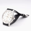 1975 Omega classic manual Wind Date Dress Watch Model 136.0104 in Stainless Steel like new