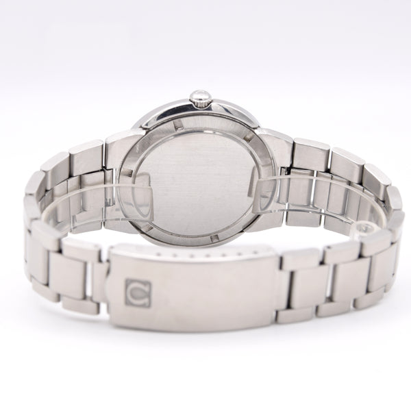 1973 Omega Geneve Dynamic Automatic with Rarer Grey bulls eye Dial 166.175 in Stainless Steel on Bracelet