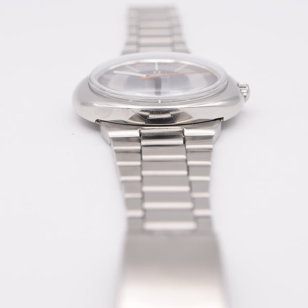 1973 Omega Geneve Dynamic Automatic with Rarer Grey bulls eye Dial 166.175 in Stainless Steel on Bracelet