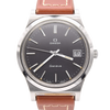 1974 Omega Geneve Date with Stunning Original Graphite Grey Dial Model 136.0102 cal 1030