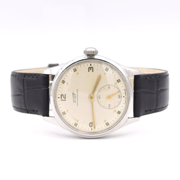 1949 Tissot Antimagnetique Manual Wind Wristwatch Model 6605 with Original & amazingly attractive dial