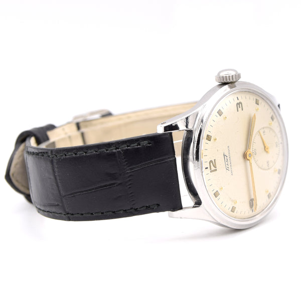 1949 Tissot Antimagnetique Manual Wind Wristwatch Model 6605 with Original & amazingly attractive dial