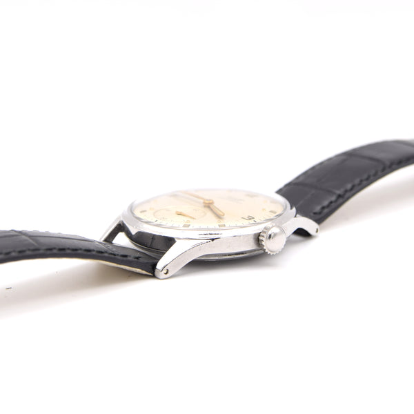 1949 Tissot Antimagnetique Manual Wind Wristwatch Model 6605 with Original & amazingly attractive dial