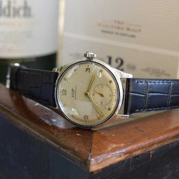 1949 Tissot Antimagnetique Manual Wind Wristwatch Model 6605 with Original & amazingly attractive dial