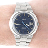 1969 Omega Geneve  dynamic with Gorgeous matte blue Dial Model 136.033 in steel with box