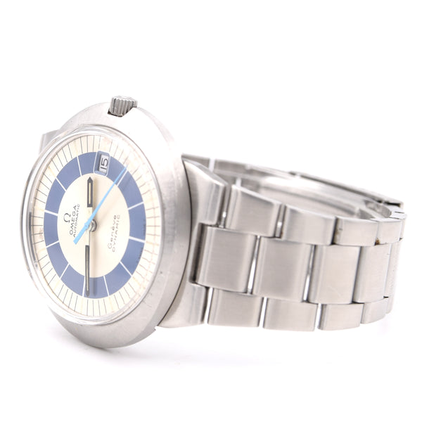 1971 Omega Geneve Dynamic Automatic Date with Two Tone Dial Model 166.039 Box & Papers