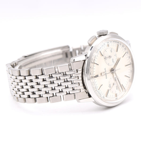 1965 Omega Classic & beautiful dress Chronograph model 101.00009 with fantastic original dial + Box