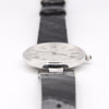 1977 Alfred Dunhill silver 925 sterling 'Green Bulls eye' swiss quartz dress Wristwatch with strap - buckle - box (Copy)