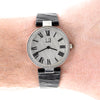 1977 Alfred Dunhill silver 925 sterling 'Green Bulls eye' swiss quartz dress Wristwatch with strap - buckle - box (Copy)