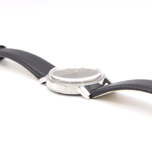 1965 Omega Seamaster 600 unusual rare  graphite grey quilted dial  in Stainless Steel Model 136.011