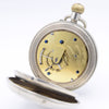 1895-1900 J.W. Benson of London Substantial Railway Guards Nickel Case Pocket Watch - Early All-English Lever