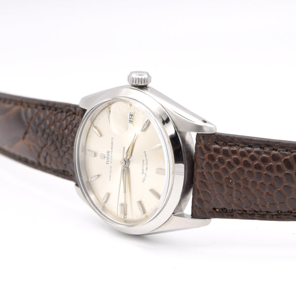 1965 Tudor Prince Oysterdate Model 7966 - Stunning Original Silver Dial with Alpha Hands