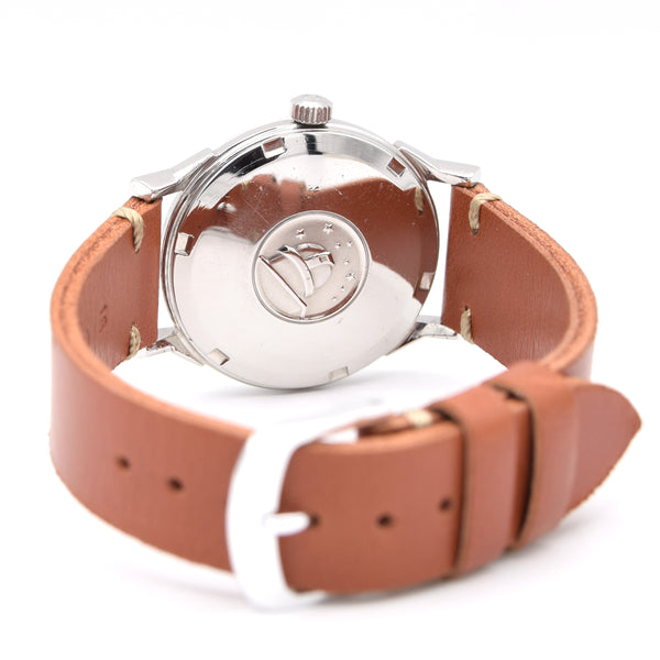 1966 Omega Constellation Date Automatic Chronometer with Dog Leg Lugs onyx batons Model 168.005 in Stainless Steel