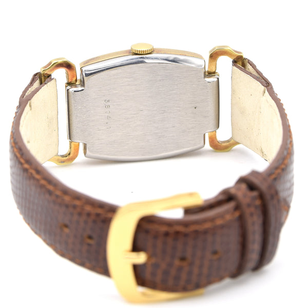 1973 Unusual and Fantastic Jean Perret Geneve NOS unused watch with articulated lugs Box & Papers