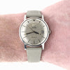 1969 Omega Geneve Automatic Date Model 166.070 with Stunning 'Mosaic' silver Dial caliber 565