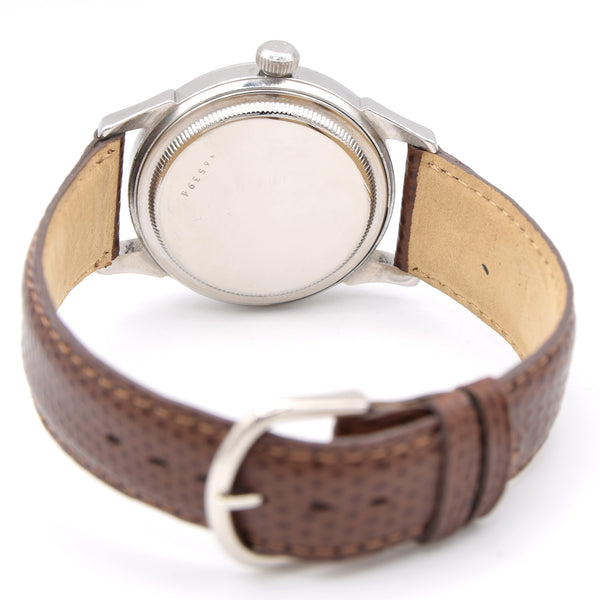 1948 Tudor Oyster 4540 Shock-Resisting 'Explorer dial' Steel Wristwatch 34mm All original patina