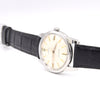 1962 Omega sharp Seamaster Automatic Wristwatch Model 14761 Original Off-White onyx markers dial