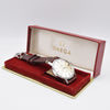 1968 Omega sharp Geneve Automatic Model 165.070 with Stunning original silver satin dial + Box
