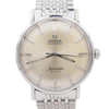 1962 Omega Seamaster Automatic De Ville tanned Dial Model 14765 Cal 552 on Flat Beads of Rice Bracelet