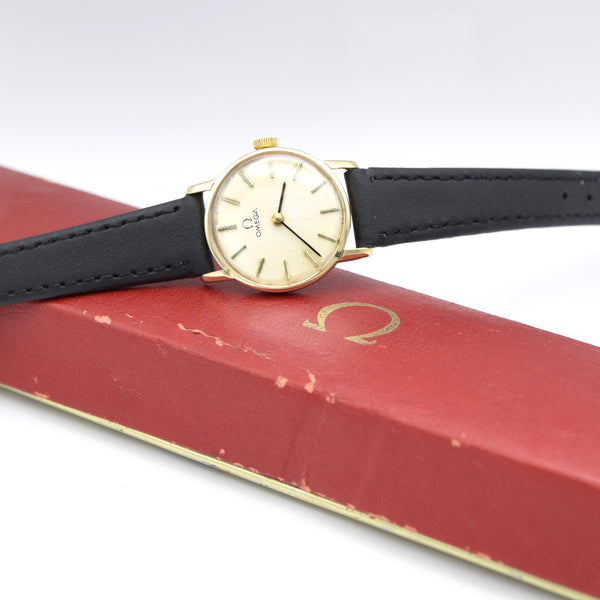 1972 Solid 9ct Gold Ladies Omega Wristwatch - Ref. 511.5137 - Cal. 625 - Box & Buckle
