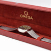 1977 Omega De Ville ladies wristwatch ref 711.2029 satin blue patina dial - integral bracelet + box