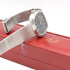 1977 Omega De Ville ladies wristwatch ref 711.2029 satin blue patina dial - integral bracelet + box
