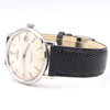 1963 Omega Automatic Seamaster De Ville Date Model 166.020 Wristwatch with Linen Dial - Hippocampus