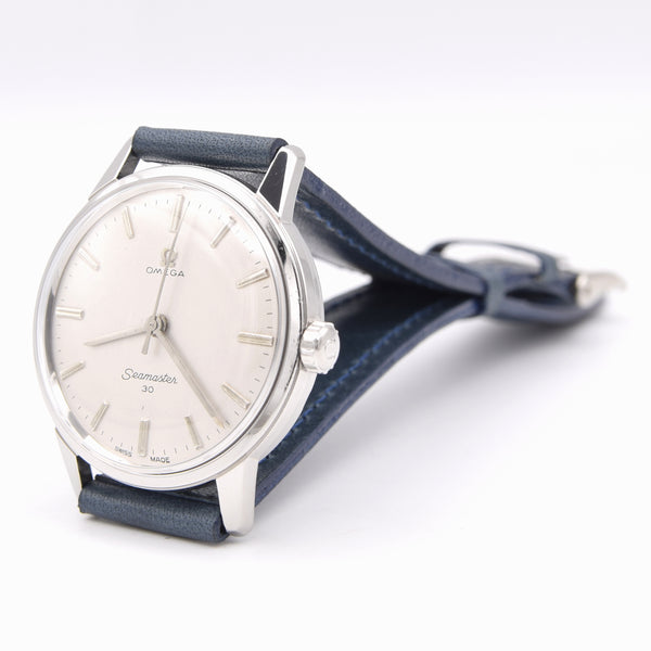 1962 Stunning Omega Seamaster 30 Model 135.007 Fully restored Manual Wind with vertical satin dial