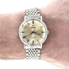 1962 Omega Seamaster Automatic De Ville tanned Dial Model 14765 Cal 552 on Flat Beads of Rice Bracelet