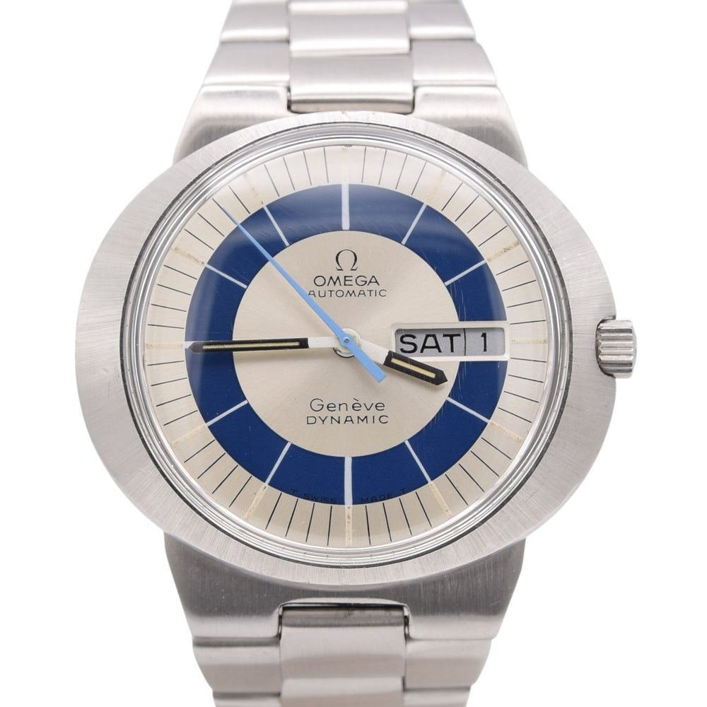 1969 Omega Geneve Dynamic Automatic Day - Date model 166.079 Two Tone bullseye Dial Fernando Fontana