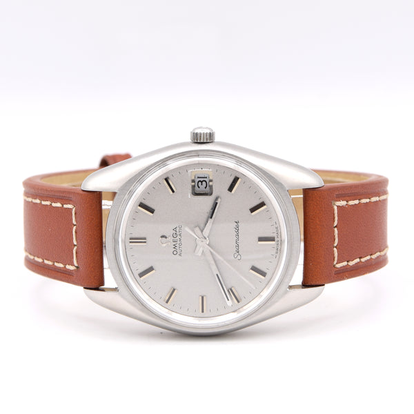 1969 Omega Seamaster Automatic watch with striking 'Sparkle' original dial with Date Model 166.067