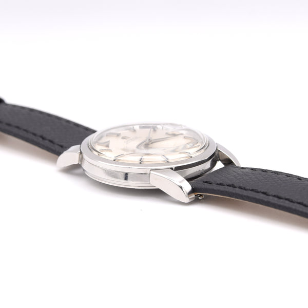 1965 Omega Automatic Seamaster Model 166.009 Calendar Model steel with onyx baton dial