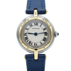 2000 Ladies Cartier Panthère Vendôme Quartz Model 166920 in Stainless Steel with Studded Gold Bezel