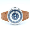 1973 Omega Geneve Dynamic Automatic Day Date with Two Tone Silver and Blue Bullseye Dial Model 166.107
