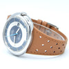 1973 Omega Geneve Dynamic Automatic Day Date with Two Tone Silver and Blue Bullseye Dial Model 166.107