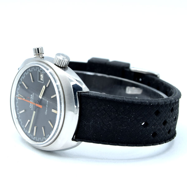 1969 Omega Chronostop Genéve Date Model 146.009 Grey Sloped Dial in Stainless Steel