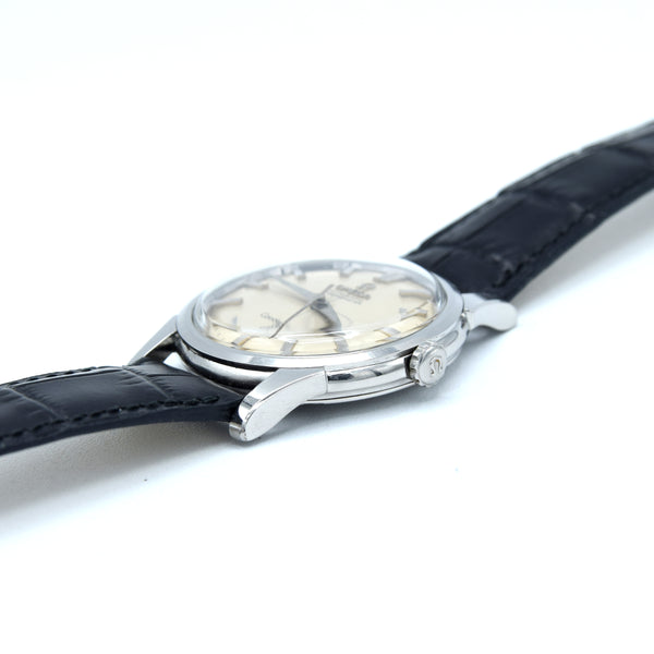 1959 Omega Constellation chronometer with Stunning Cross-Hair dial Model 14381 sharp case