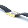 1990s Cartier Must De Tank with Rare "Trinity" Tri-Colour Dial in Vermeil 925 Sterling Silver Gilt with Box and Buckle