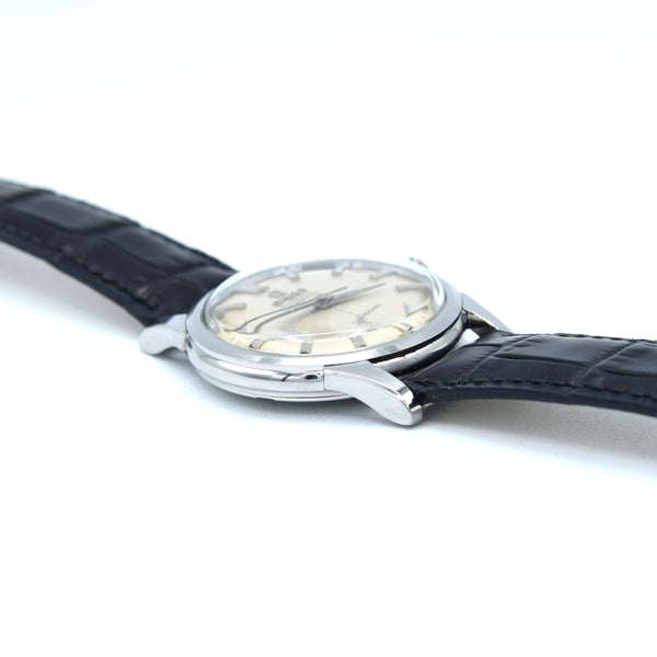 1959 Omega Constellation chronometer with Stunning Cross-Hair dial Model 14381 sharp case