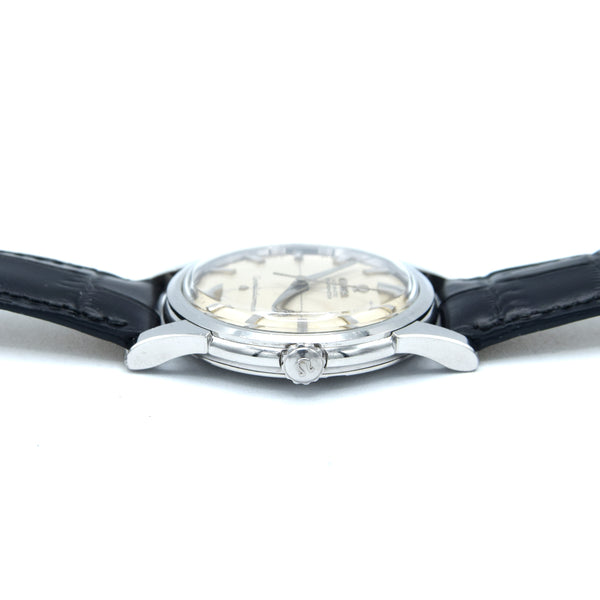 1959 Omega Constellation chronometer with Stunning Cross-Hair dial Model 14381 sharp case