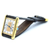 1990s Cartier Must De Tank with Rare "Trinity" Tri-Colour Dial in Vermeil 925 Sterling Silver Gilt with Box and Buckle
