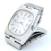 1973 Omega Geneve Automatic Date in Stainless Steel Model 166.0191 "TV Dial" satin silver