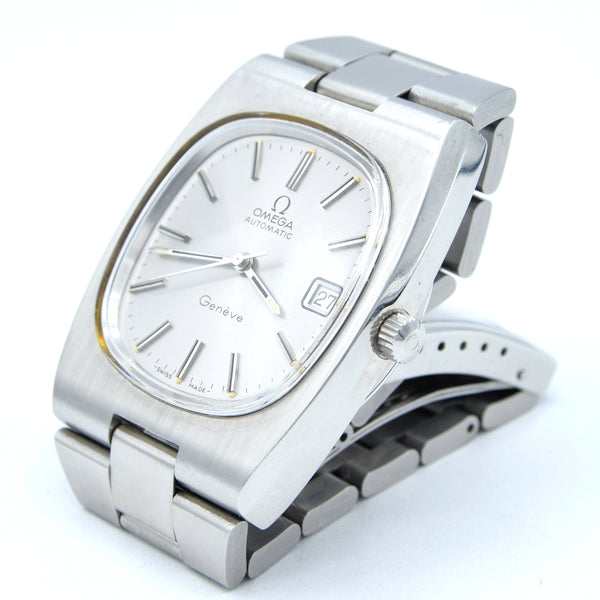 1973 Omega Geneve Automatic Date in Stainless Steel Model 166.0191 
